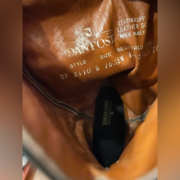 Dan Post Milwaukee Black Western Cowboy Boots 10.5 Extra Wide - Picture 11 of 12